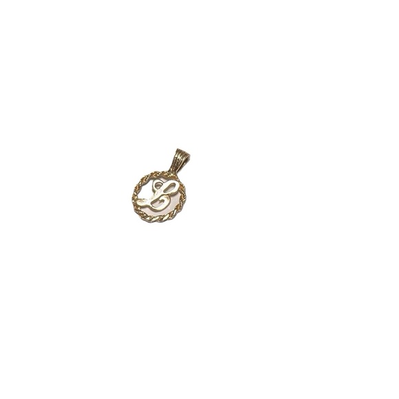 Solid 14k Gold Love Letter Initial L Pendant. - Picture 3 of 9